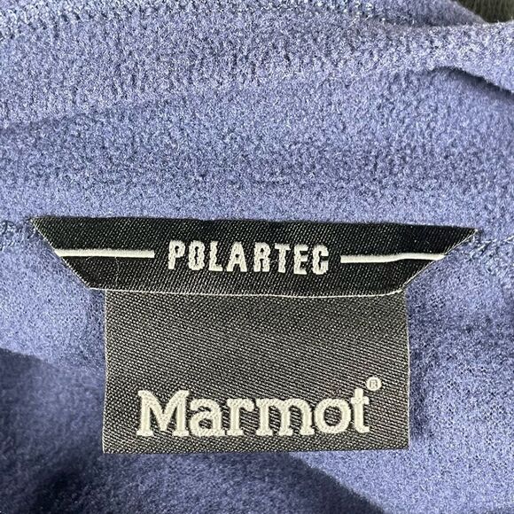 Marmot Fleece Polartec 1/4 Zip Pullover - Mens M - Picture 9 of 10